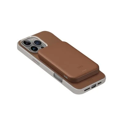 Uniq Lyden Lexa 5000Mah Magnetic Fast Wireless Usb-C Pd Power Bank - Caramel